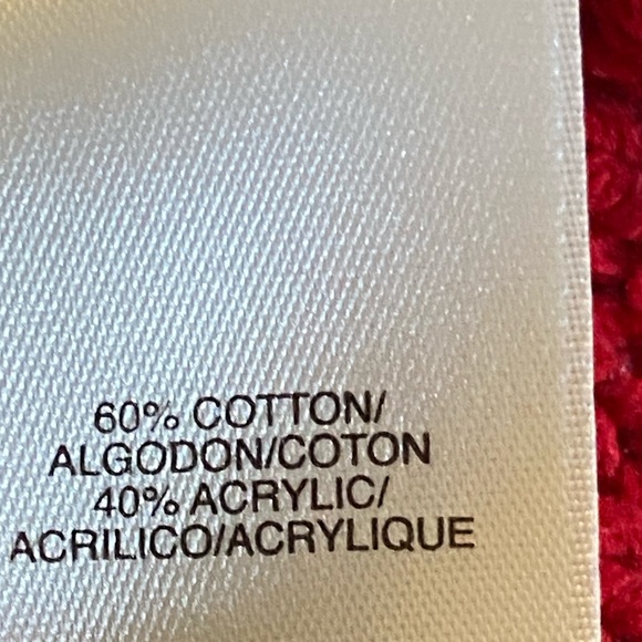 Jones New York Red Cowl Neck Sweater L-XL Very Good Condition! - Picture 7 of 7